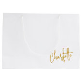 Verjaardag Zakje, Speciale Gelegenheid Aangepast C Groot Cadeauzakje (Achterkant)