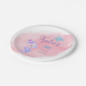 Verjaardag Zeemeermin Papier Bord (Gekanteld)