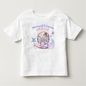 Verjaardag Zeemeermin Prinses Onder De Zee Kinder Shirts (Voorkant)