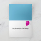 Verjaardag Zeemeeuw Het eten van een Ice Cream Con Kaart (Binnen)