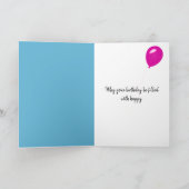 Verjaardag Zeemeeuw Het eten van een Ice Cream Con Kaart (Binnen)