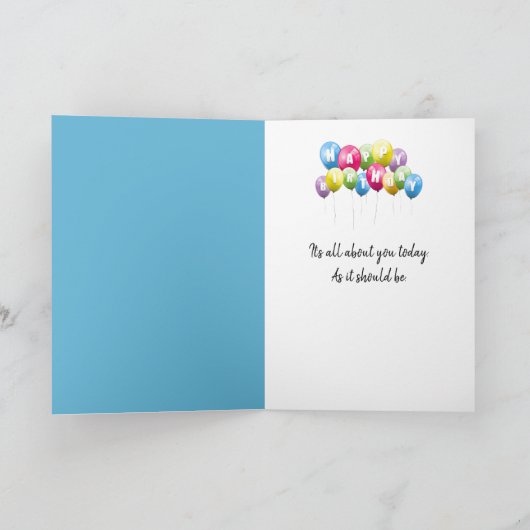 Verjaardag Zeemeeuw Het eten van een Ice Cream Con Kaart (Binnen)