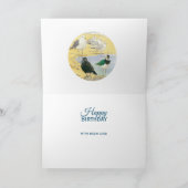 Verjaardag Zeevogel Jackdaw Lapwing Beach Natuur K Kaart (Binnen)