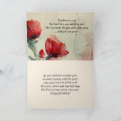 Verjaardag Zegeningen Bijbelvers Gebed Christelijk Kaart (Binnen)