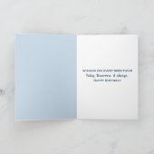 Verjaardag zeilboot met zonsopgang kaart (Binnen)