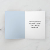 Verjaardag zeilboot Uitzicht in raam Kaart (Binnen)