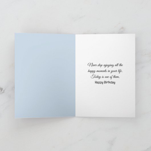 Verjaardag zeilboot Uitzicht in raam Kaart (Binnen)