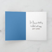 Verjaardag zeilboot varen in de zon kaart (Binnen)