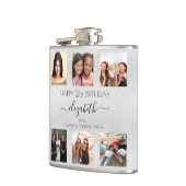 Verjaardag zilver beste vrienden foto namen heupfles (Links)