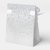 Verjaardag zilveren naam elegant bedankdoosjes (Achterkant)