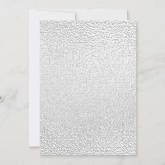 Verjaardag zilveren zwarte muzieknoten metaal kaart (Achterkant)