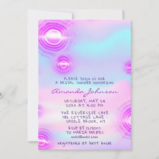 Verjaardag Zoete 16e Holograaf Futuristische Eenho Kaart (Voorkant)