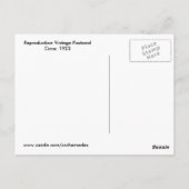 verjaardag zoete erwten briefkaart (Achterkant)