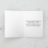 Verjaardag - Zombie aanvallen Kaart (Binnen)