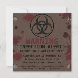 Verjaardag Zombie Apocalyps | Halloween Biohazard