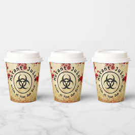 Verjaardag Zombie Apocalypse | Halloween Biohazard Papieren Bekers