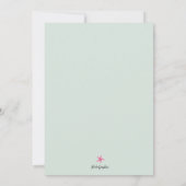 Verjaardag Zomer Pool Party Uitnodiging (Achterkant)