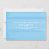 Verjaardag Zomer Trendy Zwembad Party Kaart (Achterkant)