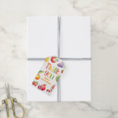 Verjaardag zomerfruit bedankt cadeaulabel (Met Touw)