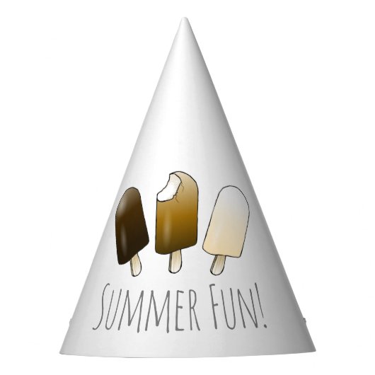 Verjaardag Zomerpret Feesthoedjes (Voorkant)
