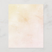 Verjaardag zonnebloem geel sinaasappel budget uitn (Achterkant)