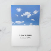 Verjaardag Zonnebloem met zonnebril Kaart (Binnen)