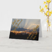 Verjaardag zonsopgang kaart (Gele Bloem)