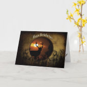 VERJAARDAG ZOON - HERTENJAGER KAART (Gele Bloem)