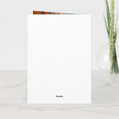 Verjaardag zoon watercolor beer door Stream   Kaart (Achterkant)