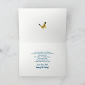 Verjaardag - Zuster - Bucket of Flowers Kaart (Binnen)