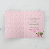 VERJAARDAG - ZUSTER - VERFRAAIDE CAKE KAART (Binnen)