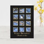 Verjaardag - zwager kaart (Gele Bloem)