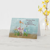 Verjaardag, zwager, pelikaan, bloemen kaart (Gele Bloem)