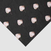 Verjaardag zwart roos gouden ballonnen tissuepapier (Detail)