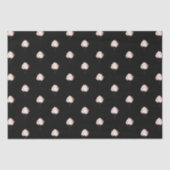 Verjaardag zwart roos gouden ballonnen tissuepapier (Voorkant)