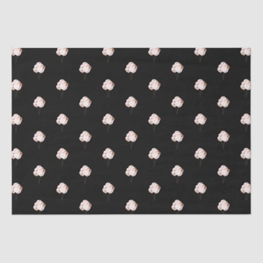 Verjaardag zwart roos gouden ballonnen tissuepapier (Voorkant)