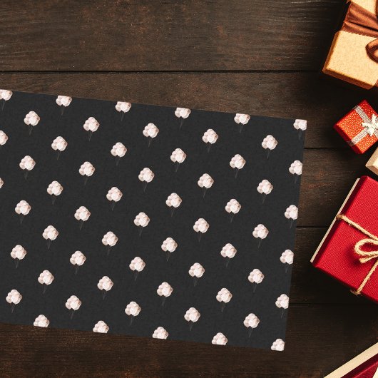 Verjaardag zwart roos gouden ballonnen tissuepapier