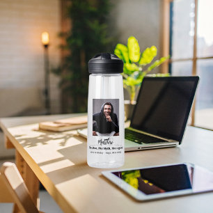 Verjaardag zwart wit foto man myth legende waterfles