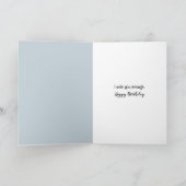 Verjaardag Zwarte Eekhoorn Saving Eikels In Purse Kaart (Binnen)