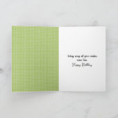 Verjaardag zwarte kat met paardenbloem op Stippen Kaart (Binnen)