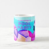 Verjaardag Zwembad Party Naam Koffiemok (Center)