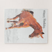 Verjaardagdochter. Legpuzzel (Horizontaal)