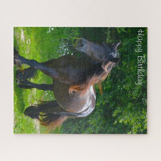 Verjaardagdochter. Legpuzzel (Horizontaal)