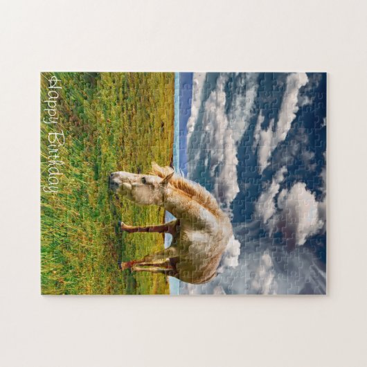 Verjaardagdochter. Legpuzzel (Horizontaal)