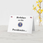 Verjaardagen en presidenten kaart (Gele Bloem)