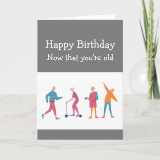 Verjaardagen Leuk Geest zegt Ja Lichaam zegt Nee Kaart