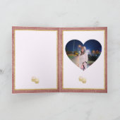 verjaardagen Persoonlijke naamswijziging Roos goud Kaart (Binnen)