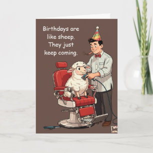 Verjaardagen zijn als schapen, ze blijven maar kom kaart