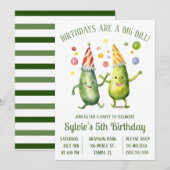 Verjaardagen zijn een groot feest! Pickle verjaard Kaart (Voorkant / Achterkant)