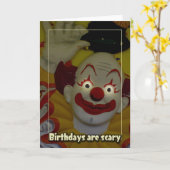 Verjaardagen zijn eng kaart (Gele Bloem)